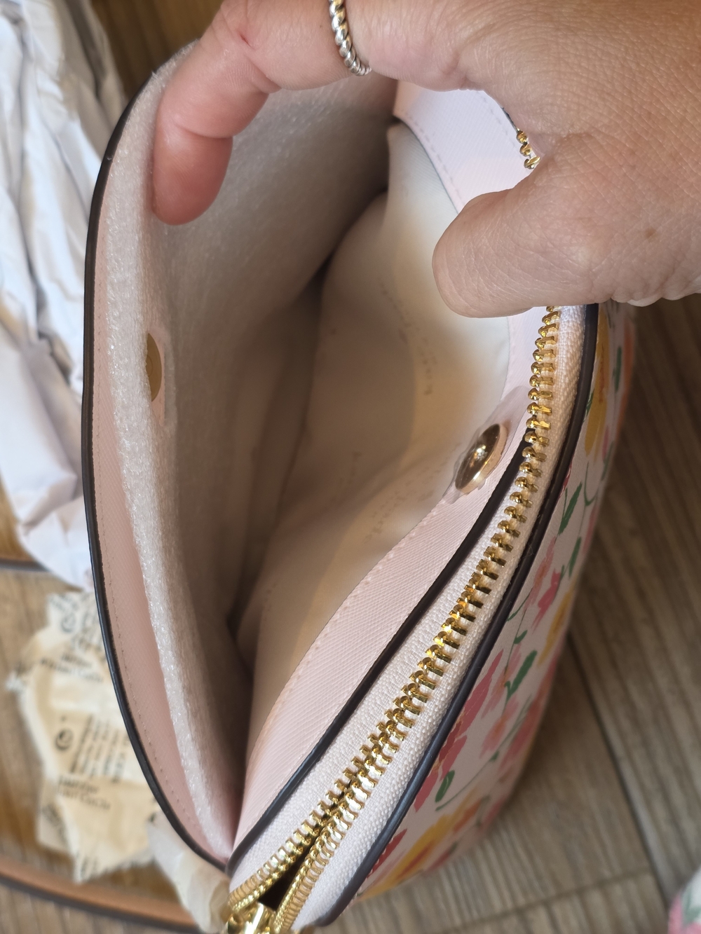 kate spade Small Dome Crossbody Strawberry Garden - Picture 6 of 9